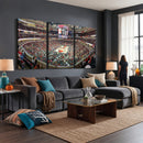 United Center Chicago Bulls Stadium Wall Art Canvas Print
