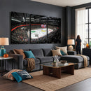 Vaudoise Lausanne Ice Hockey Arena Stadium Wall Art Canvas,