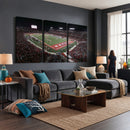 Houston Cougars Football Team Print - Houston TDECU Stadium