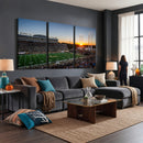 Demon Deacons Football Team Print Canvas- Winston-Salem