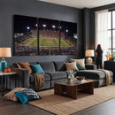 Demon Deacons Print Canvas, Football Team Print -