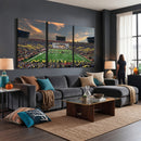 University of Michigan Wolverines Print Canvas, Football