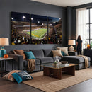 ASU Sun Devils Football Team Print Canvas - Phoenix Mountain