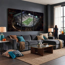 Michigan State Spartans Football Team Print - East Lansing