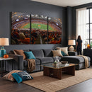 Syracuse University Orange Football Canvas Print, Football