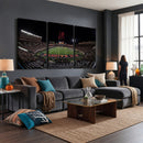 Framed Texas Tech Red Raiders Stadium Canvas, Texas Tech Red