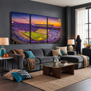 The Louisiana State University Tigers Football Team Print -