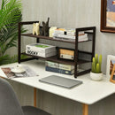 2/3/4 Tiers Flat and Slant Metal Shoe Rack for Entryway Hallway-2-Tier by LJGDeals