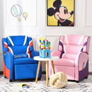 Kids Leather Recliner Chair with Side Pockets by LJGDeals