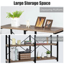 3 Tier 47 Inch Console Metal Frame Sofa Table by LJGDeals