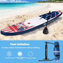 11 Feet Inflatable Stand up Paddle Board with 3 Fins Thruster by LJGDeals