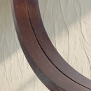Weathered Round Wood Mirror