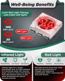 LX23 Red Light Therapy for Hand, Charcoal Black