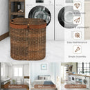 Handwoven Laundry Hamper Basket with 2 Removable Liner Bags by LJGDeals