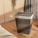 Foldable Handwoven Laundry Hamper with Removable Liner by LJGDeals