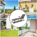 Adjustable Chaise Lounge Chair with 5 Reclining Positions by LJGDeals