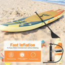 Inflatable Stand Up Paddle Board Surfboard with Bag Aluminum Paddle and Hand Pump by LJGDeals