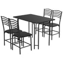 5 Pieces Wood Rectangular Dining Table Set by LJGDeals