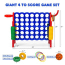 2.5Ft 4-to-Score Giant Game Set-Green by LJGDeals