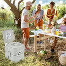 5.3 Gallon 20 L Portable Travel Toilet for Camping RV Indoor Outdoor by LJGDeals