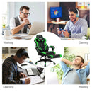Adjustable Gaming Chair with Footrest by LJGDeals