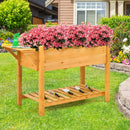 Elevated Planter Box Kit with 8 Grids and Folding Tabletop by LJGDeals