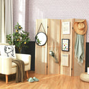 4-Panel Pegboard Display 5 Feet Tall Folding Privacy Screen for Craft Display Organized by LJGDeals