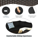 6 Pieces Patio Furniture Sofa Set with Cushions for Outdoor by LJGDeals