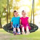 40 Inch Flying Saucer Tree Swing Outdoor Play Set with Adjustable Ropes Gift for Kids by LJGDeals
