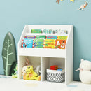 Kids Wooden Bookshelf Bookcase Children Toy Storage Cabinet Organizer-White by LJGDeals