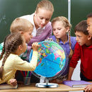 13 Inch Illuminated World Globe 720° Rotating Map with LED Light by LJGDeals