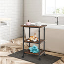3-tier Adjustable Printer Stand with 360° Swivel Casters by DirectDeals