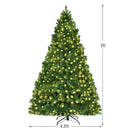 7 Feet PVC Artificial Christmas Tree with LED Lights by LJGDeals
