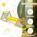 3 in 1 Wooden Set of 2 Triangle Climber with Ramp for Slid by LJGDeals