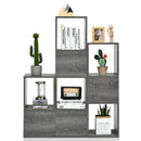 Freestanding Display Shelf for Living Room-Gray by LJGDeals
