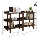 59 Inch Console Table with 3-tier Open Shelf for Front Hall Hallway and Foyer by LJGDeals