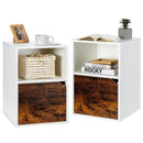 Set of 2 Nightstands Side End Table for Living Room by LJGDeals