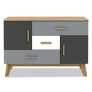 Free-standing Storage Floor Cabinet with 2 Doors and 3 Drawers by LJGDeals