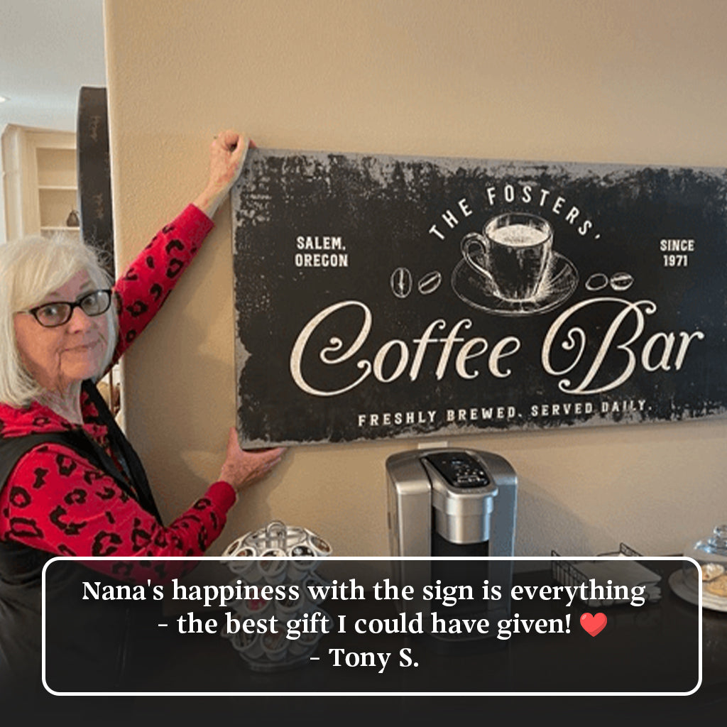 Coffee Bar Sign, photo 10 of 12