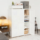 Clothes Foldable Armoire Wardrobe Closet with 12 Cubby Storage by LJGDeals