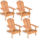Eucalyptus Chair Foldable Outdoor Wood Lounger Chair by LJGDeals