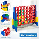4-to-Score Giant Game Set with Net Storage-Blue by LJGDeals
