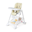 Baby Convertible Folding Adjustable High Chair with Wheel Tray Storage Basket by LJGDeals