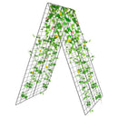 2 Pieces Foldable A-Frame Trellis Plant Supports with Twist Ties-Green by LJGDeals