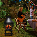 Patio Wood Burning Chimneys Fireplace by LJGDeals