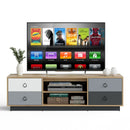 Modern 55 Inch TV Stand with 2 Storage Cabinets for TVs up to 60 Inch by DirectDeals