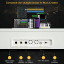 88 Key Full Size Electric Piano Keyboard with Stand 3 Pedals MIDI Function by LJGDeals