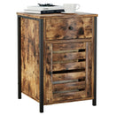 Industrial Nightstand with Drawer and Adjustable Shelf by LJGDeals