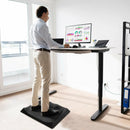 Portable Anti-Fatigue Standing Mat with Massage Point and Diverse Terrain for Office and Home-Black by LJGDeals