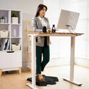 Portable Anti-Fatigue Standing Mat with Massage Points and Diverse Terrain-Black by LJGDeals
